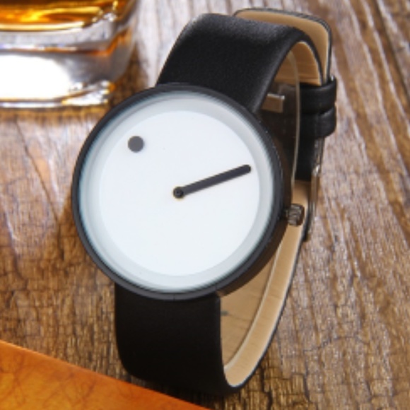 ⌚️NEW⌚️ Unisex Creative Leather Strap Quartz Watch - Picture 3 of 6
